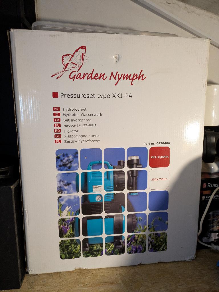 Grondwaterpomp hydrofoor (nieuw), Ophalen, Nieuw, Elektrisch, Hydrofoorpomp