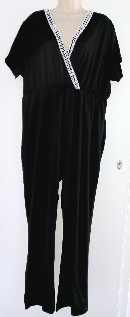 Jumpsuit maat 46/48, Kleding | Dames, Ophalen of Verzenden, Zo goed als nieuw, Zwart, Broek of Spijkerbroek