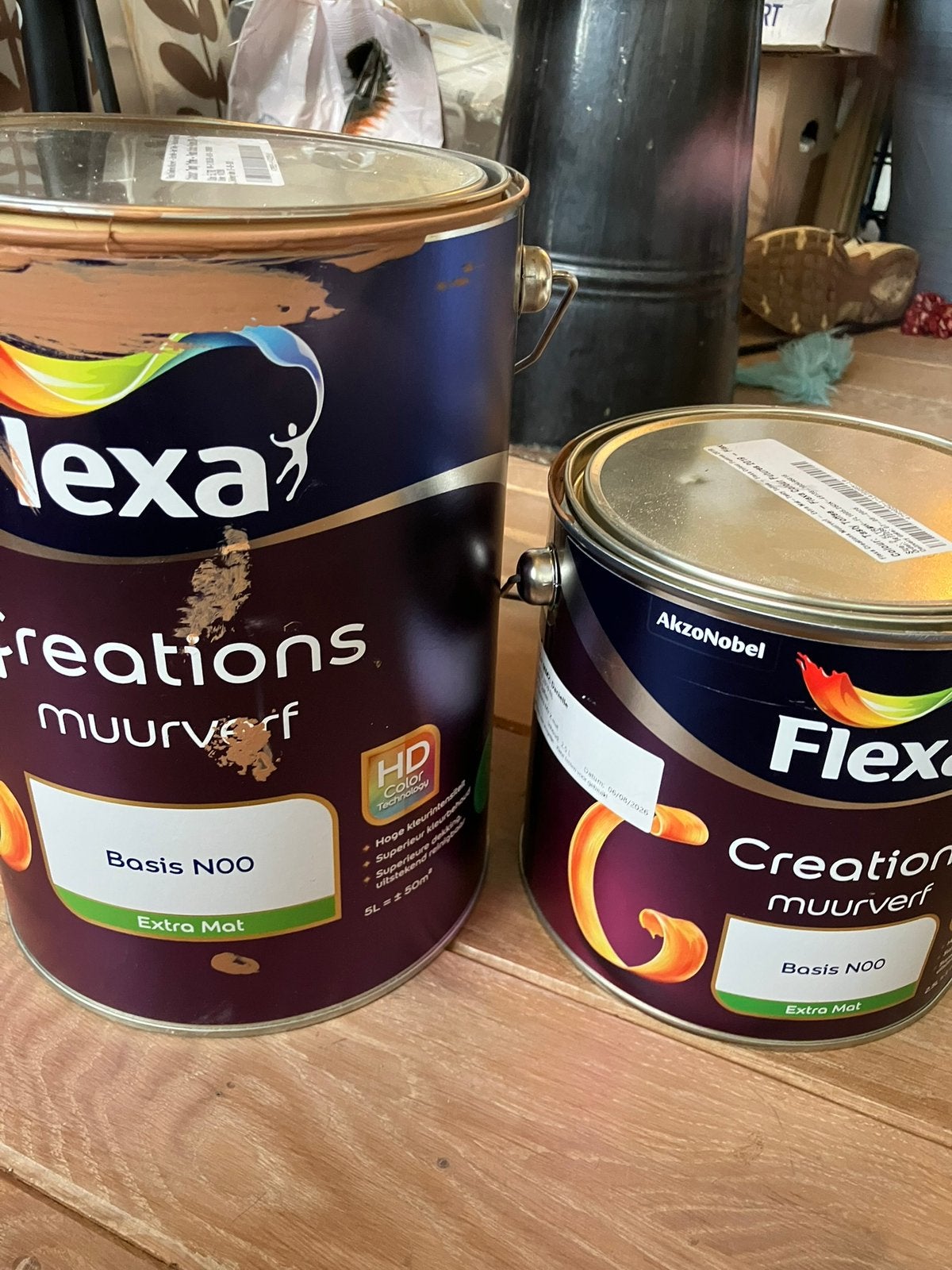 Flexa muurverf Tasty Toffee, Ophalen of Verzenden, Zo goed als nieuw
