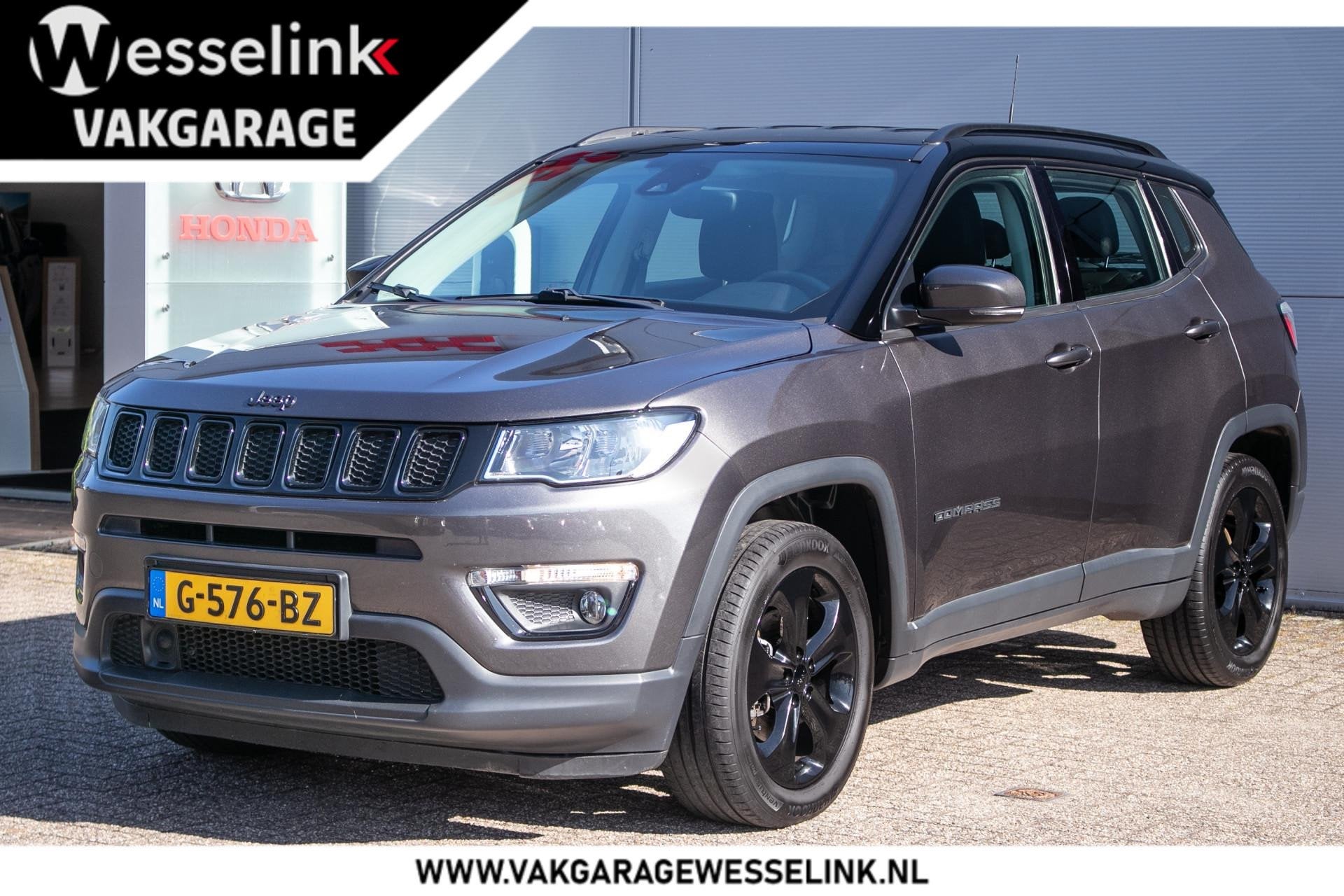 Jeep Compass 1.4 MultiAir Night Eagle - Carplay | Cam. | Cru, Auto's, Jeep, Voorwielaandrijving, 450 kg, Gebruikt, Euro 6