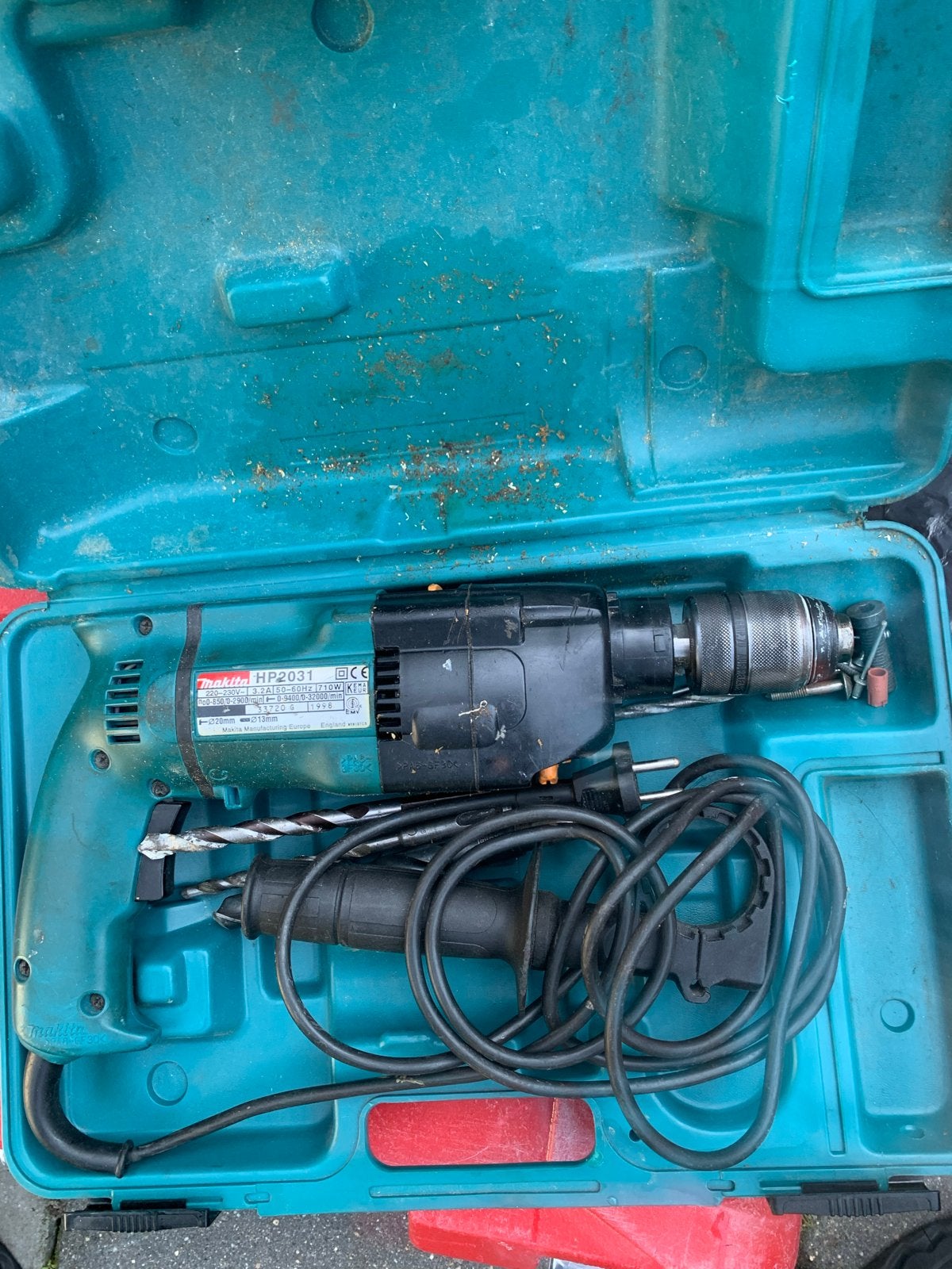 Makita HP2031 Klopboormachine in koffer, Doe-het-zelf en Verbouw, Boor- en/of Breekhamer, Ophalen of Verzenden, Klopboormechanisme