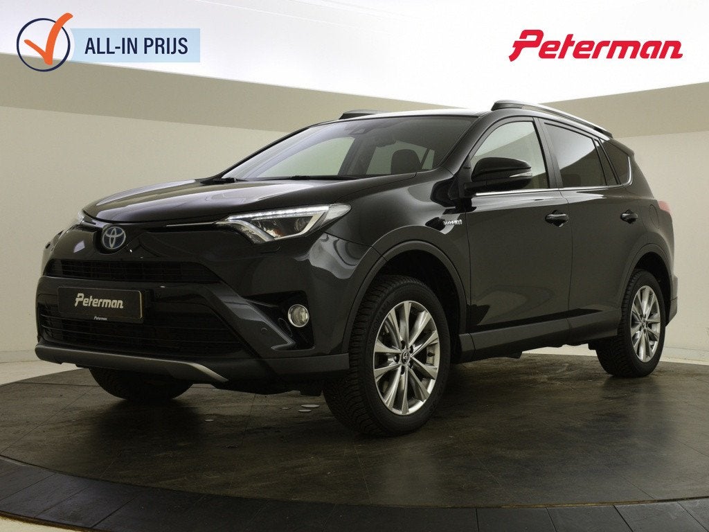 Toyota RAV4 2.5 Hybrid AWD Executive | Trekhaak | Leer | Ele, Auto's, Automaat, Gebruikt, Euro 6, 1650 kg
