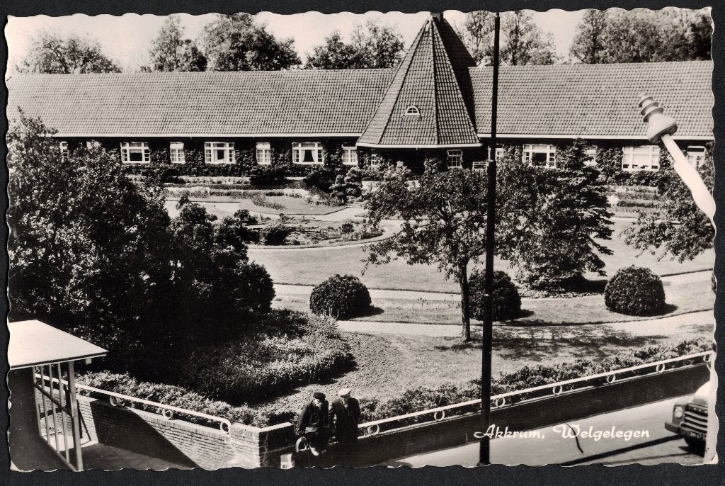 Akkrum, Welgelegen., Ophalen of Verzenden, 1940 tot 1960, Gelopen, Friesland