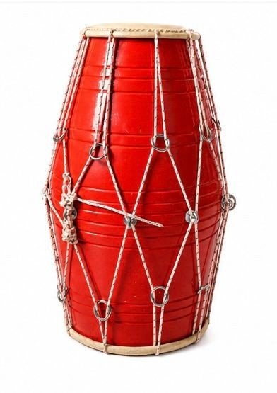 Originele mahonie dholak, Ophalen of Verzenden, Zo goed als nieuw, Overige merken