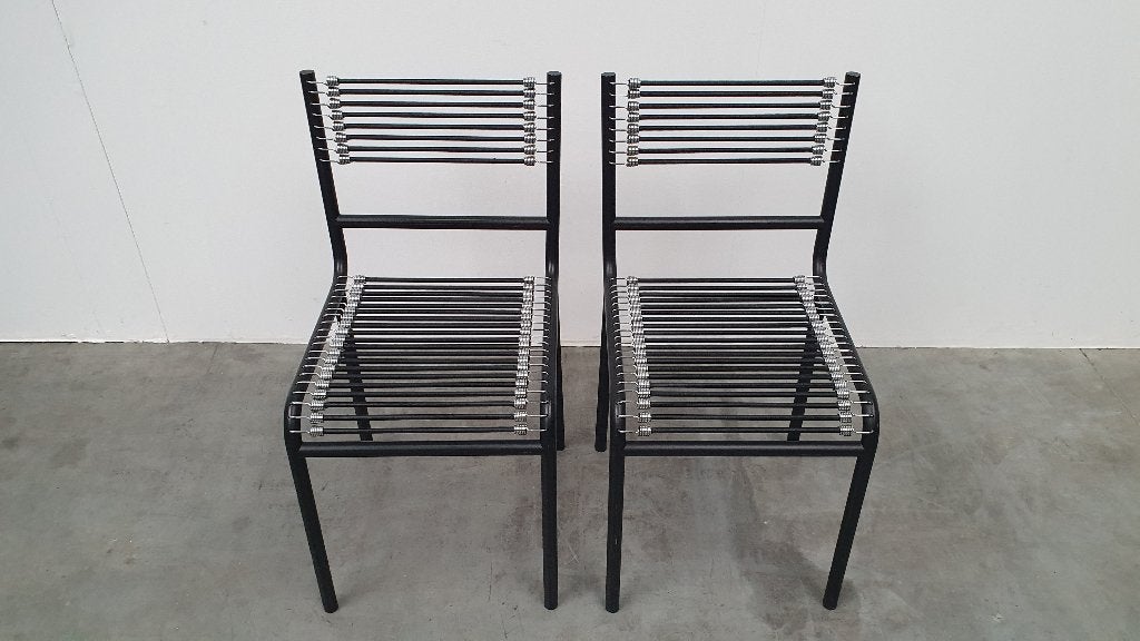 Sandows Rene Herbst bauhaus design stoelen vintage, Ophalen, Gebruikt, Twee, ,