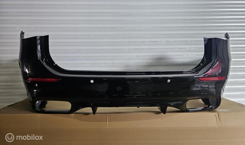 Mercedes C63 amg bumper achter W206 S206 diffuser station, Gebruikt, Ophalen of Verzenden