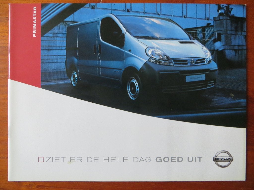 Nissan Primastar (sept. 2003), Boeken, Auto's | Folders en Tijdschriften, Ophalen of Verzenden, Nieuw, Nissan