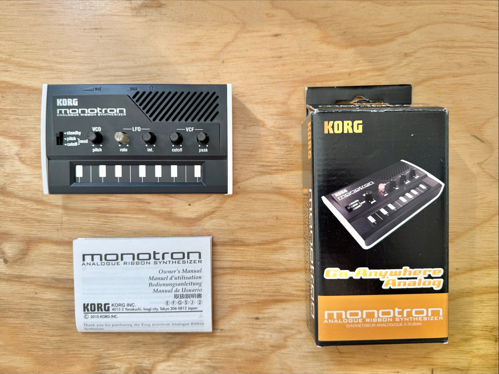 Korg Monotron Analoge Ribbon Synthesizer met doos, Ophalen of Verzenden, Zo goed als nieuw, Overige aantallen, Korg