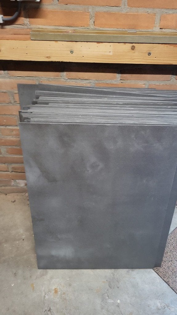 Restant ondervloerplaten, ca. 35m2, in goede staat, Ophalen, Gebruikt, 50 tot 150 cm, Vloerdelen of -planken
