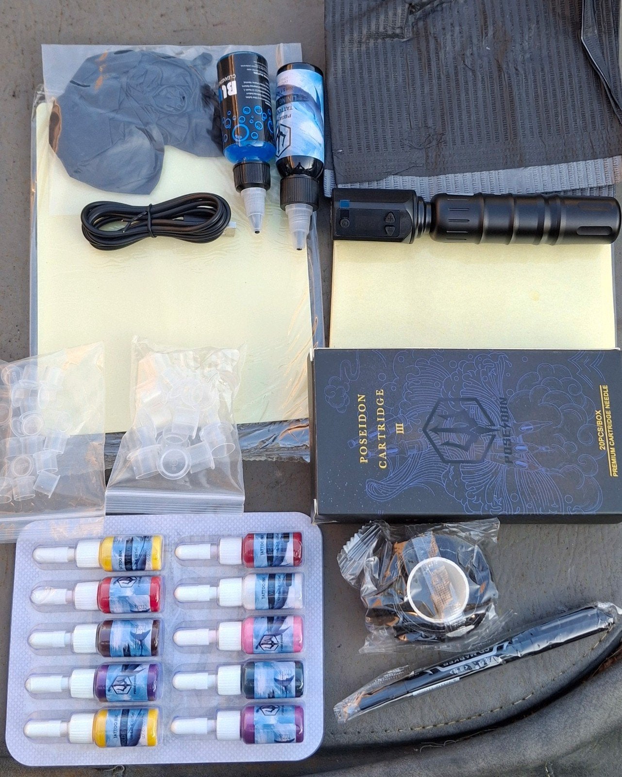 tattoo wireless rotary pen machine set NIEUW, Ophalen of Verzenden, Nieuw