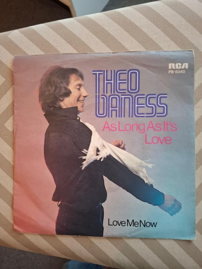 Theo Vaness - As Long As It's Love / Love Me Now (Single), Gebruikt, 7 inch, Single, Ophalen of Verzenden