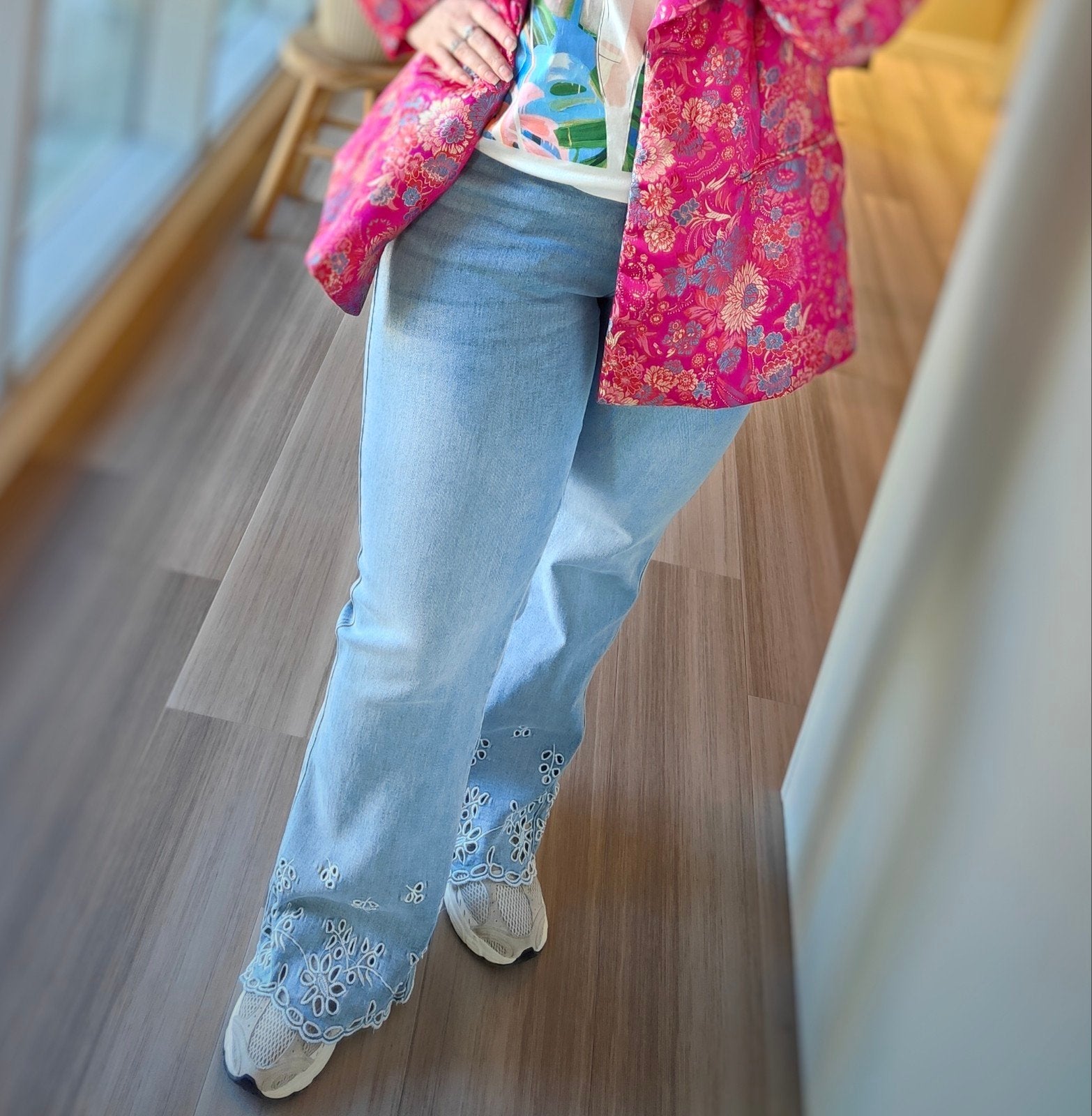 Goodies jeans maat 42 met stretch en flair pijp, Overige jeansmaten, Zo goed als nieuw, Goodies, Verzenden