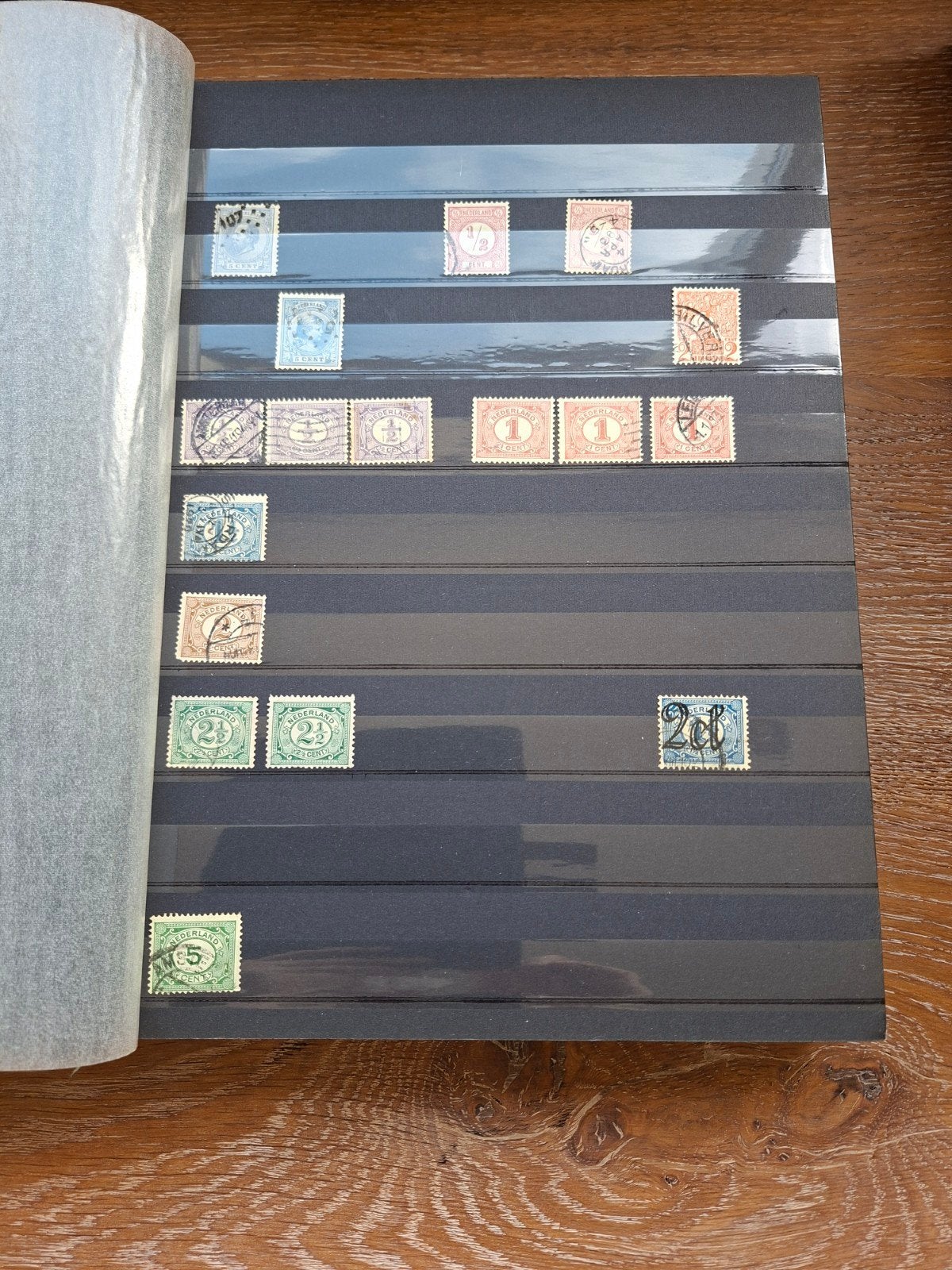 43 pag.Postzegels Nederland postfris+ gestempeld o.a. voor 1, Ophalen of Verzenden, Nederland
