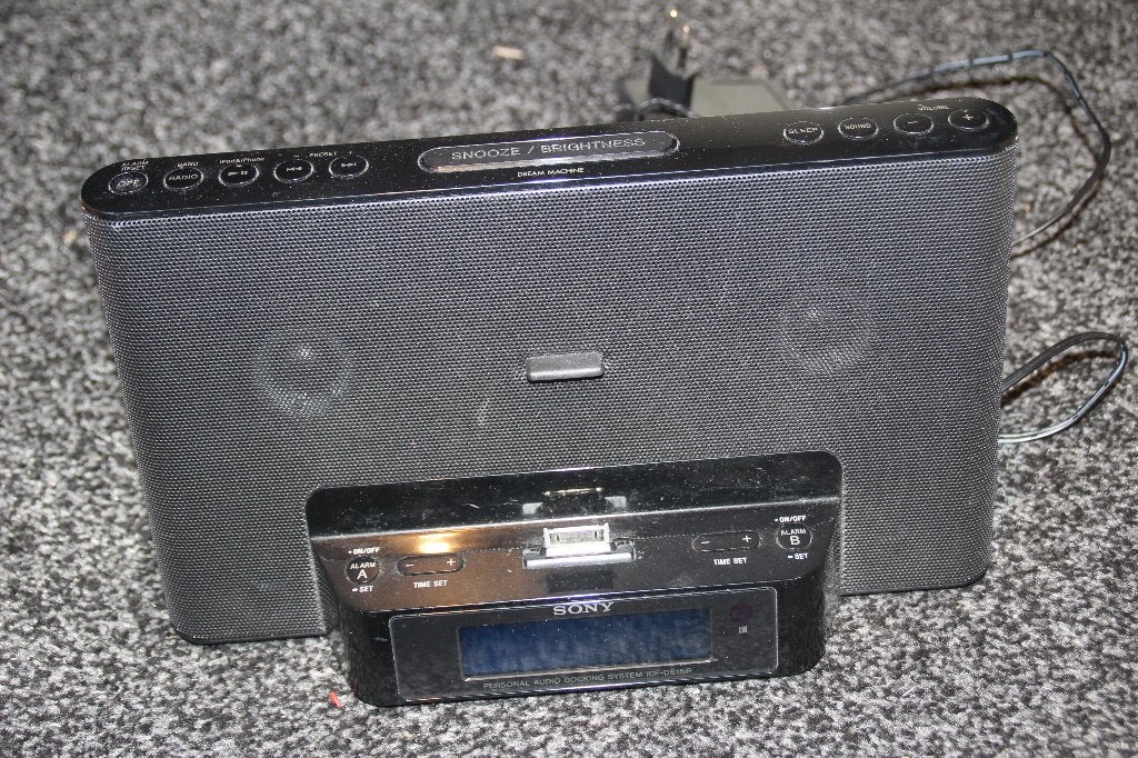 sony personal audio dockingssystem ICF, Ophalen of Verzenden, Gebruikt, Docking station