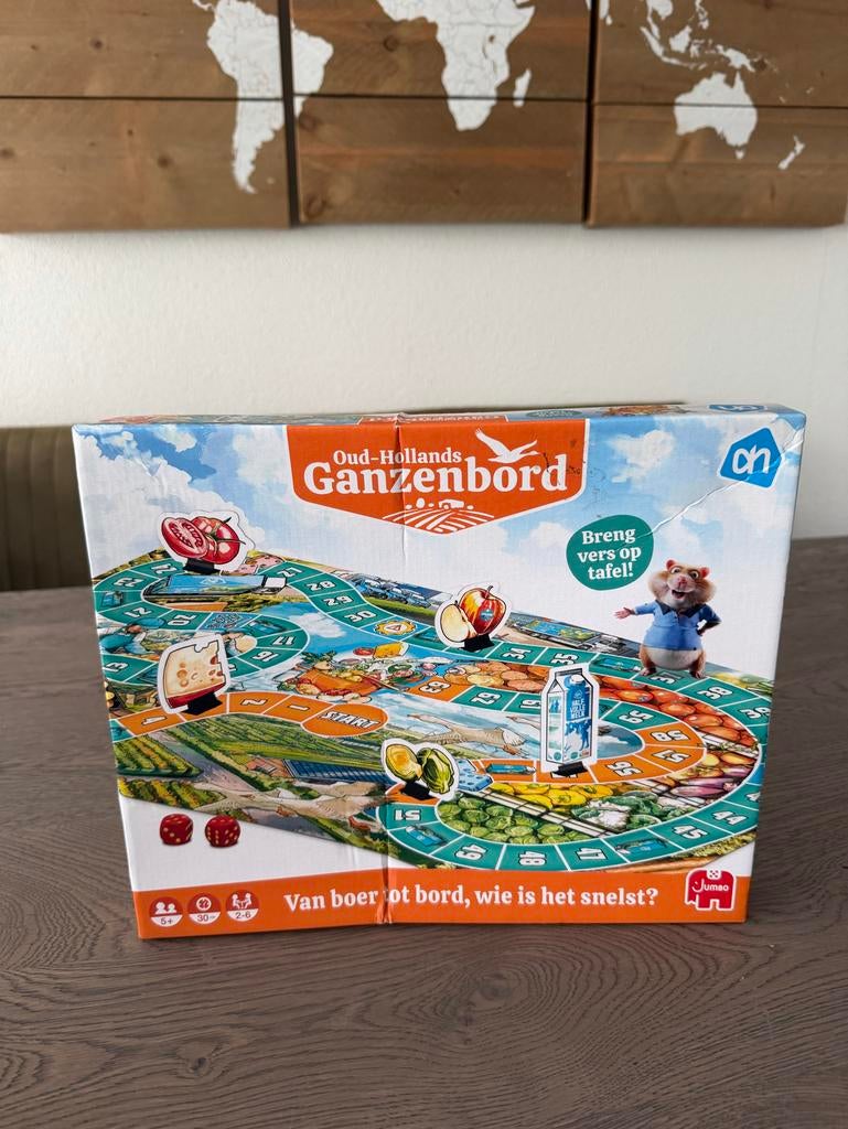 AH Hamster editie- Ganzenbord, Hobby en Vrije tijd, Gezelschapsspellen | Bordspellen, Drie of vier spelers, Ophalen of Verzenden