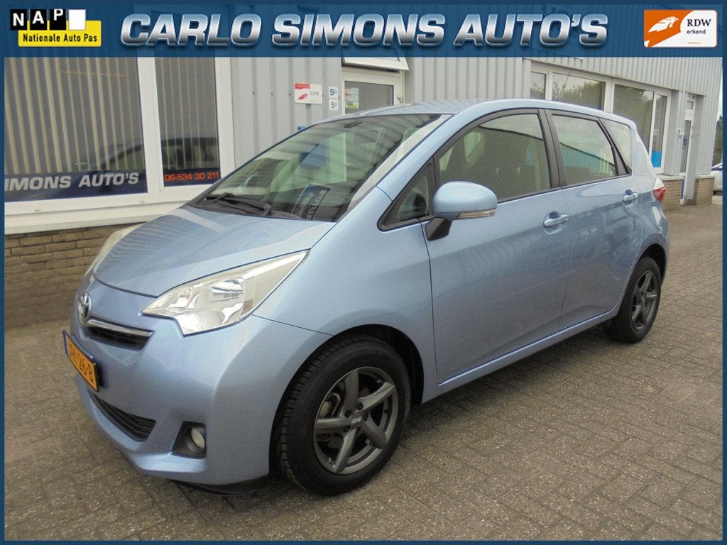Toyota Verso-S 1.3 VVT-i Aspiration/1e.eig/77000 km, Auto's, Toyota, Bedrijf, Te koop, Verso-S, ABS, Achteruitrijcamera, Airbags