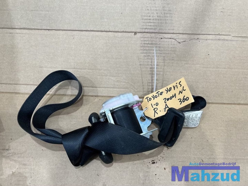 TOYOTA YARIS P1 Achter rechts gordel 1999-2005, Auto-onderdelen, Interieur en Bekleding, Info@toyota.co.jp, Gebruikt, Toyota Motor Corporation