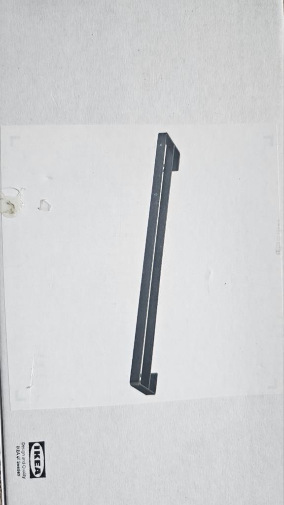 IKEA SKOGSVIKEN Handdoekrek 60 cm Zwart, Ophalen, Nieuw, Zwart, Metaal