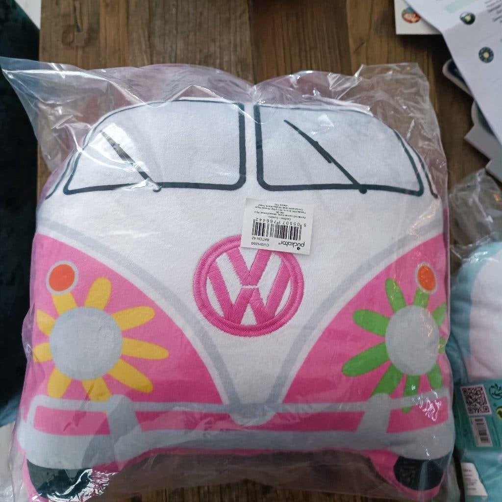 VW Volkswagen T1 Camper Van Vormige Kussen 4 kleuren, Meerkleurig, Vierkant, Nieuw, Ophalen of Verzenden