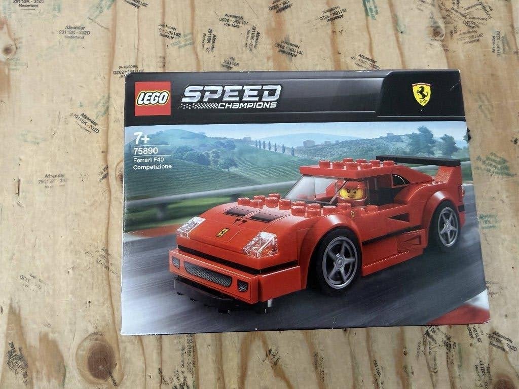 LEGO Speed Champions 75890  Ferrari F40 Competizione | NIEUW, Info@lego.com, Denemarken, Lego, Nieuw