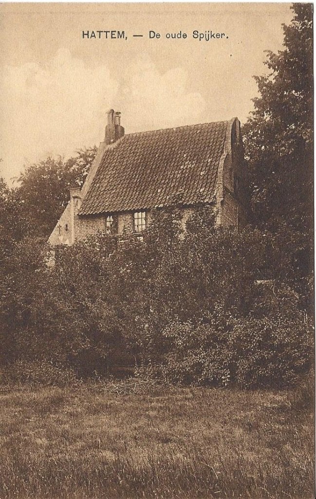 Hattem (Gld.) De oude Spijker. Uitg. Nauta 12585, Ophalen of Verzenden, Voor 1920, Ongelopen, Gelderland