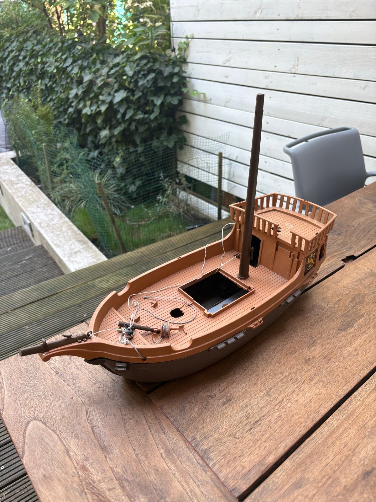 Playmobil Piratenschip (set 3750, 1986) - Incompleet, Pirates, Gebruikt, Losse onderdelen, Ophalen of Verzenden