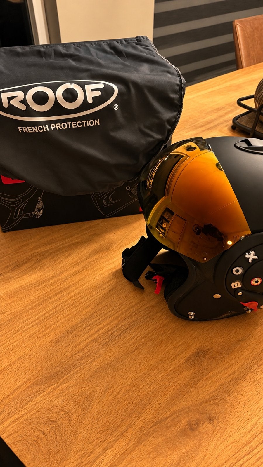 Boxer Helm Gloednieuw, Motoren, Systeemhelm, XL, Tweedehands, Ophalen