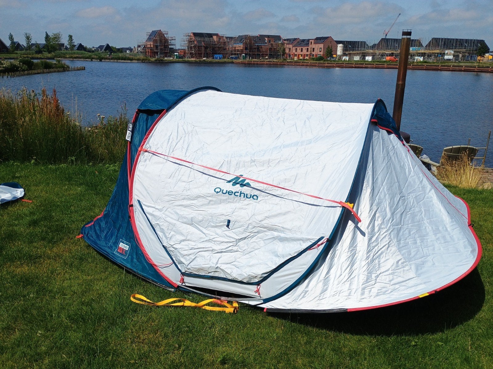 Quechua 2 seconds 3 XL Fresh and Black, Caravans en Kamperen, Tenten, Ophalen, Zo goed als nieuw, Tot en met 3