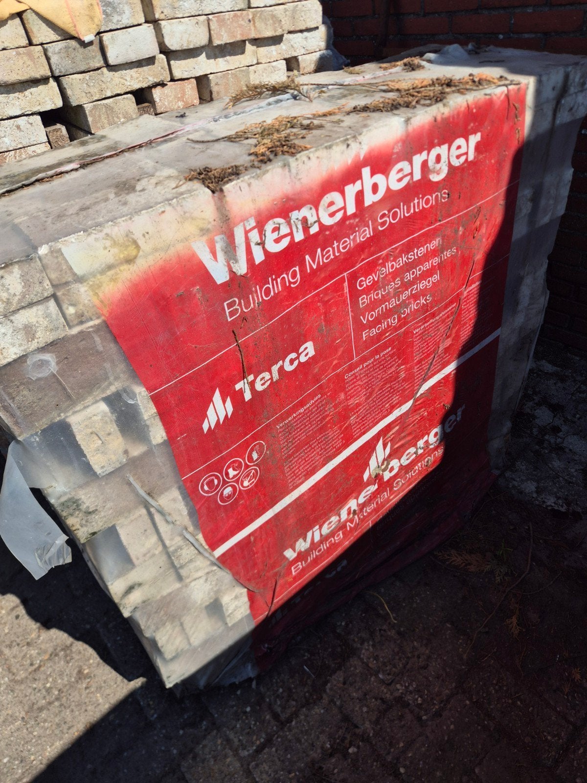 Wienerberger Terca Gevelstenen, Ophalen, Gebruikt, Bakstenen