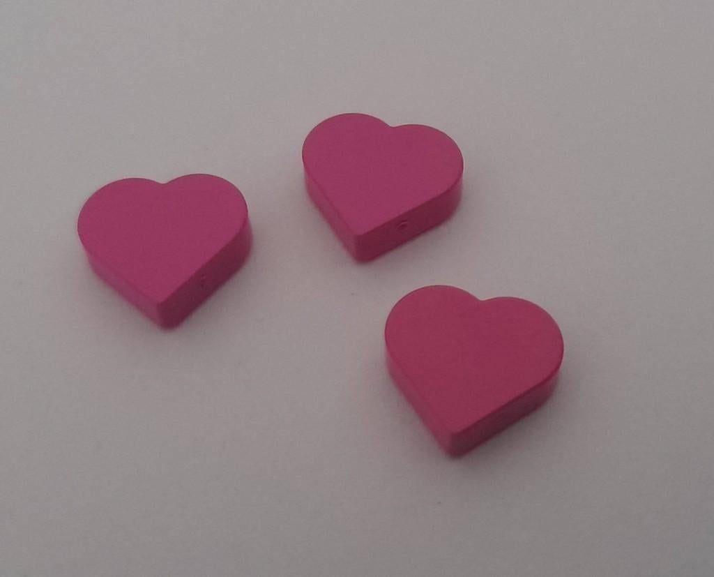 set van 3 NIEUWE lego ROZE HARTJES tegel 1x1 FRIENDS / CITY, Verzenden, Nieuw, Complete set, Lego