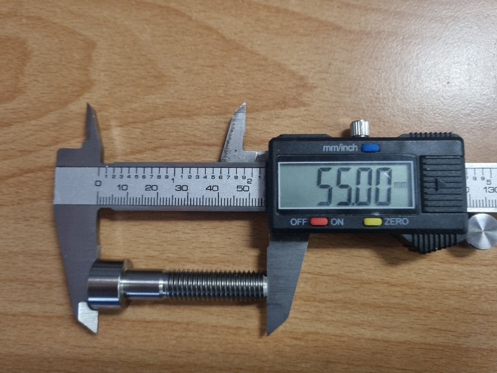 Titanium bouten M10x45_nog 68 stuks voor superprijs!, Ophalen of Verzenden, Nieuw, Minder dan 50 mm, Bouten of Moeren