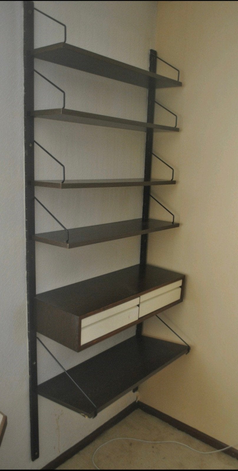 Vintage, design wandmeubel Poul Cadovius. Royal System, Huis en Inrichting, Kasten | Wandmeubels, Ophalen, Royal System, Poul Cadovius