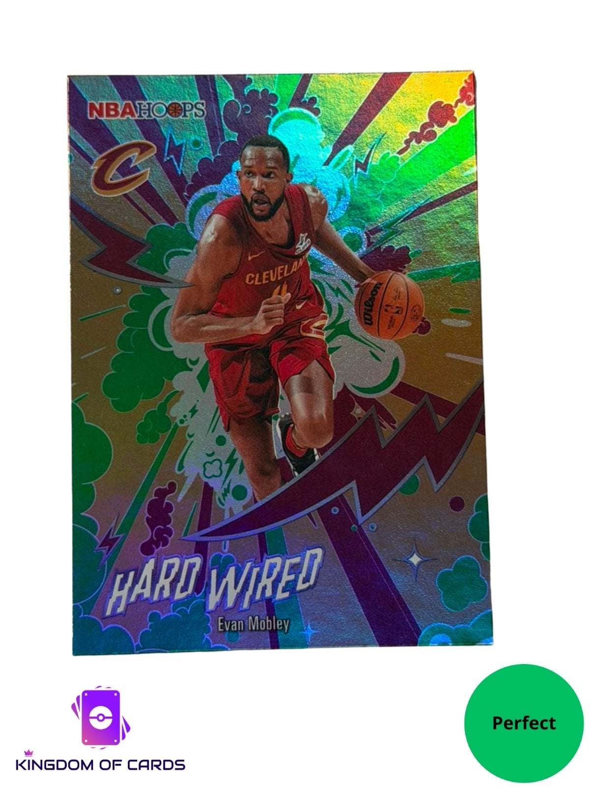 Evan Mobley NBA Hoops Hard Wired Foil Kaart, Ophalen of Verzenden, Nieuw, Losse kaart, Foil