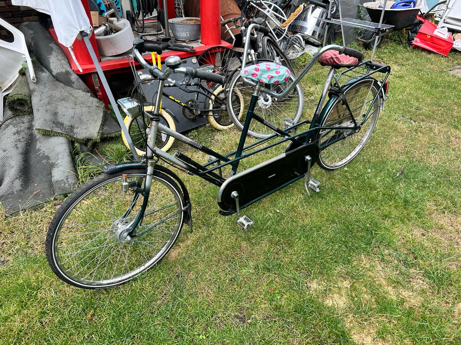 Union Tandemfiets - Perfect voor gezellige fietstochten, Minder dan 10 versnellingen, Gebruikt, Velgrem, 51 tot 55 cm