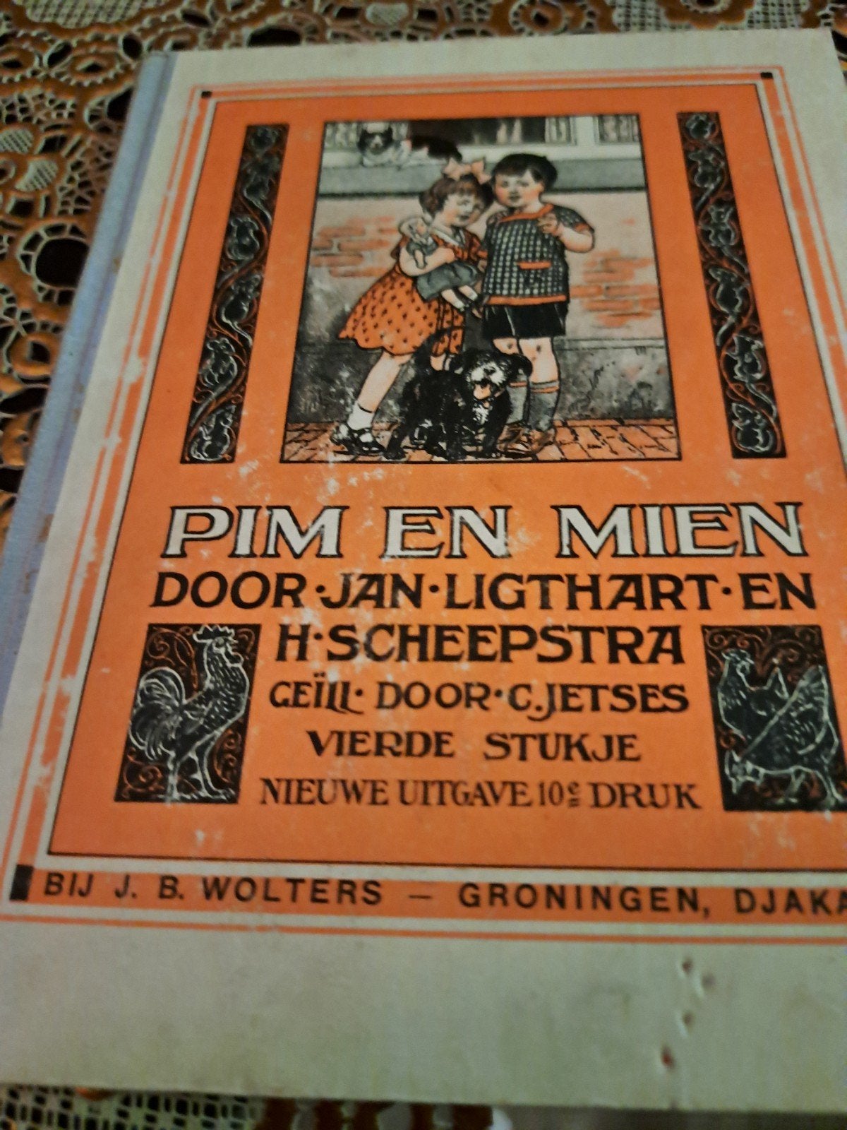 Pim en Mien - Vierde Stukje (10e Druk), Boeken, Ophalen of Verzenden, Gelezen, Jan Ligthart en H. Scheepstra, Fictie algemeen