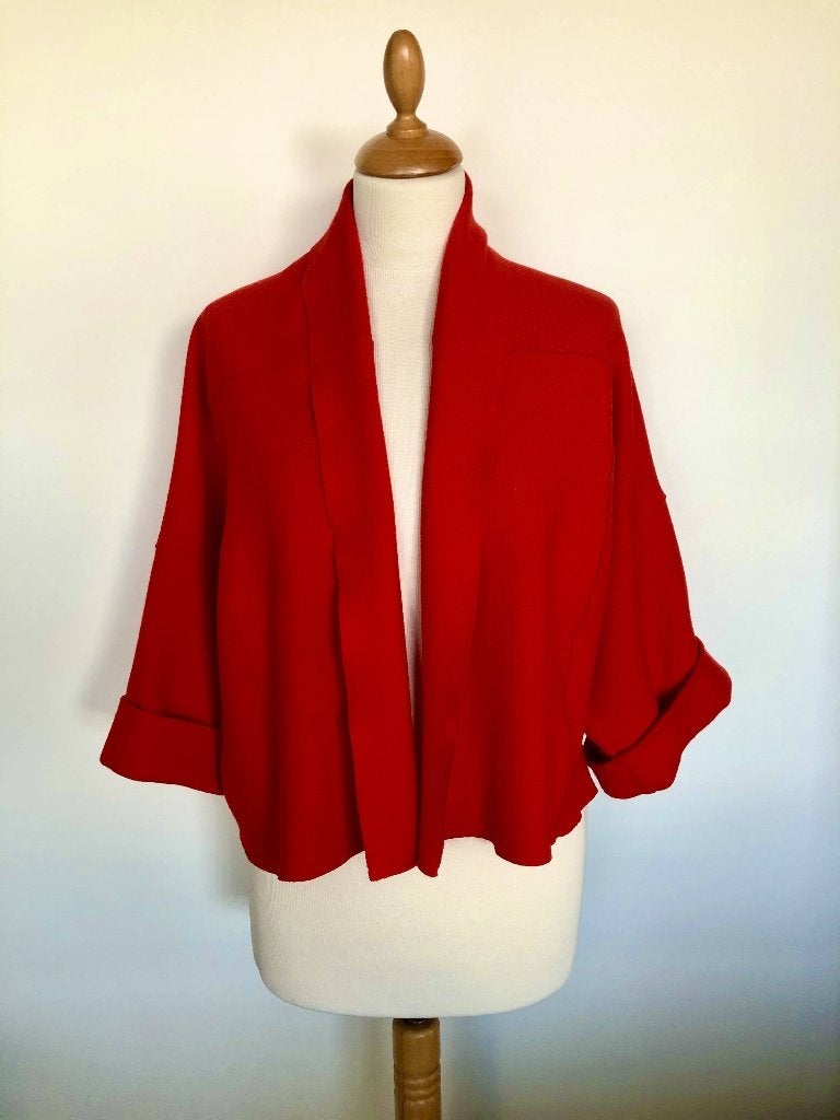 Vest, maat 40, Kleding | Dames, Truien en Vesten, Verzenden, Zo goed als nieuw, Maat 38/40 (M), Rood