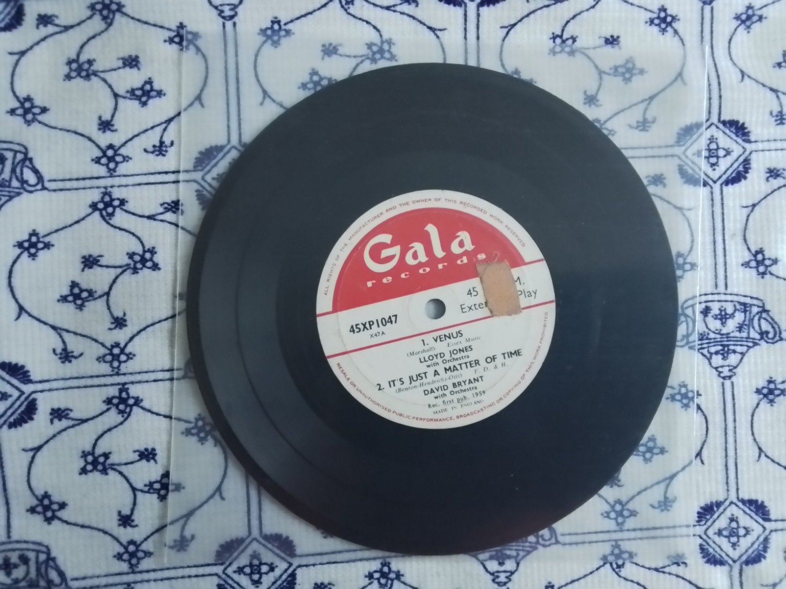 Diverse artiesten        Lloyd jones  - Venus  (4 liedjes), Voor 1960, Single, Ophalen of Verzenden, Zo goed als nieuw