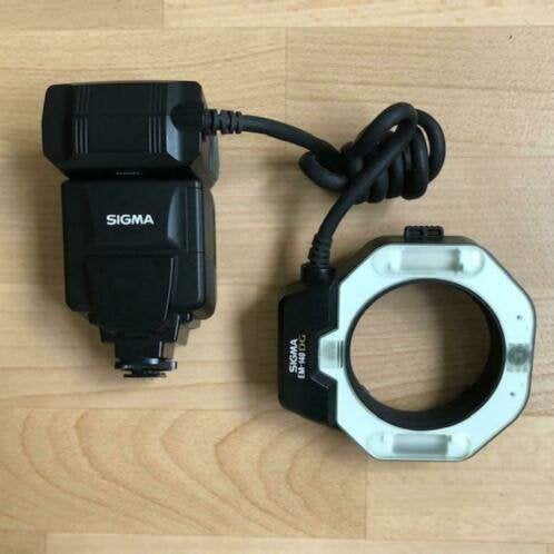 SIGMA EM-140 DG ringflitser voor Nikon, Audio, Tv en Foto, Nikon, Gebruikt, Inclusief accessoires, Sigma