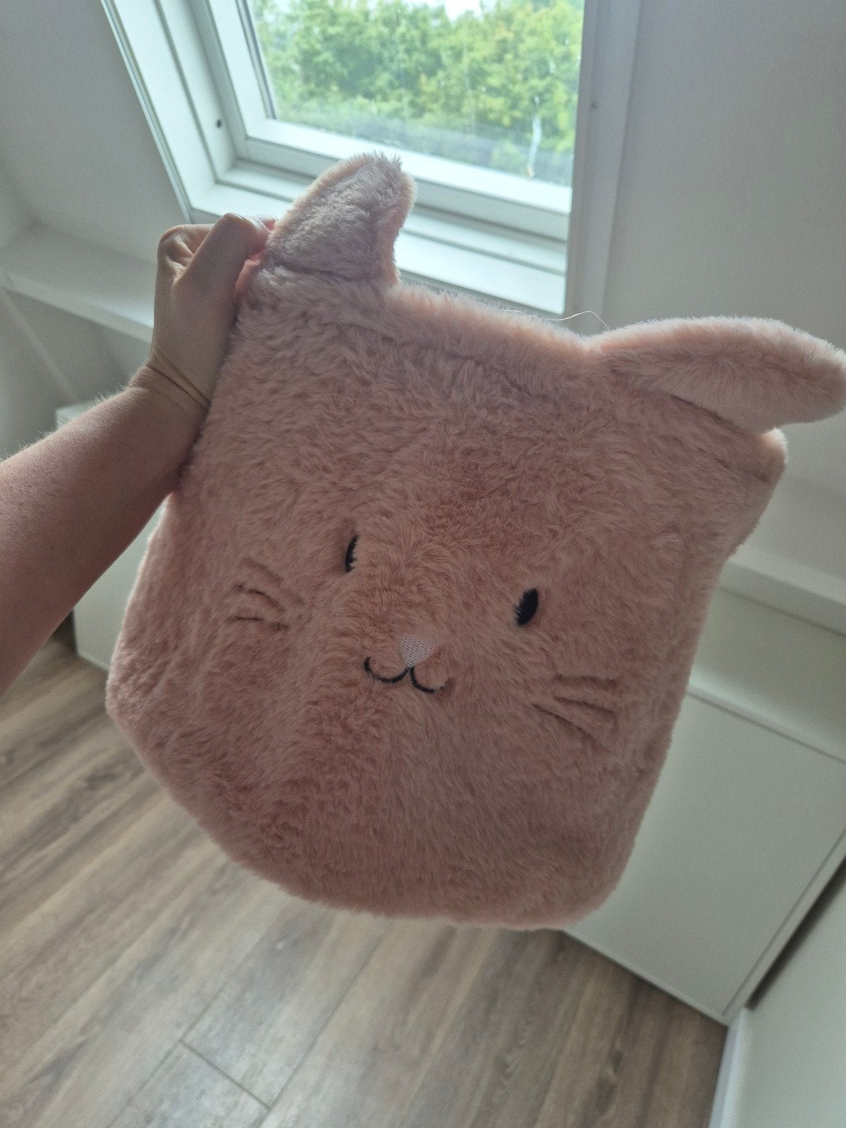 Nieuw katten roze opbergmandje voor kinderkamer, Roze, Ophalen of Verzenden, Nieuw