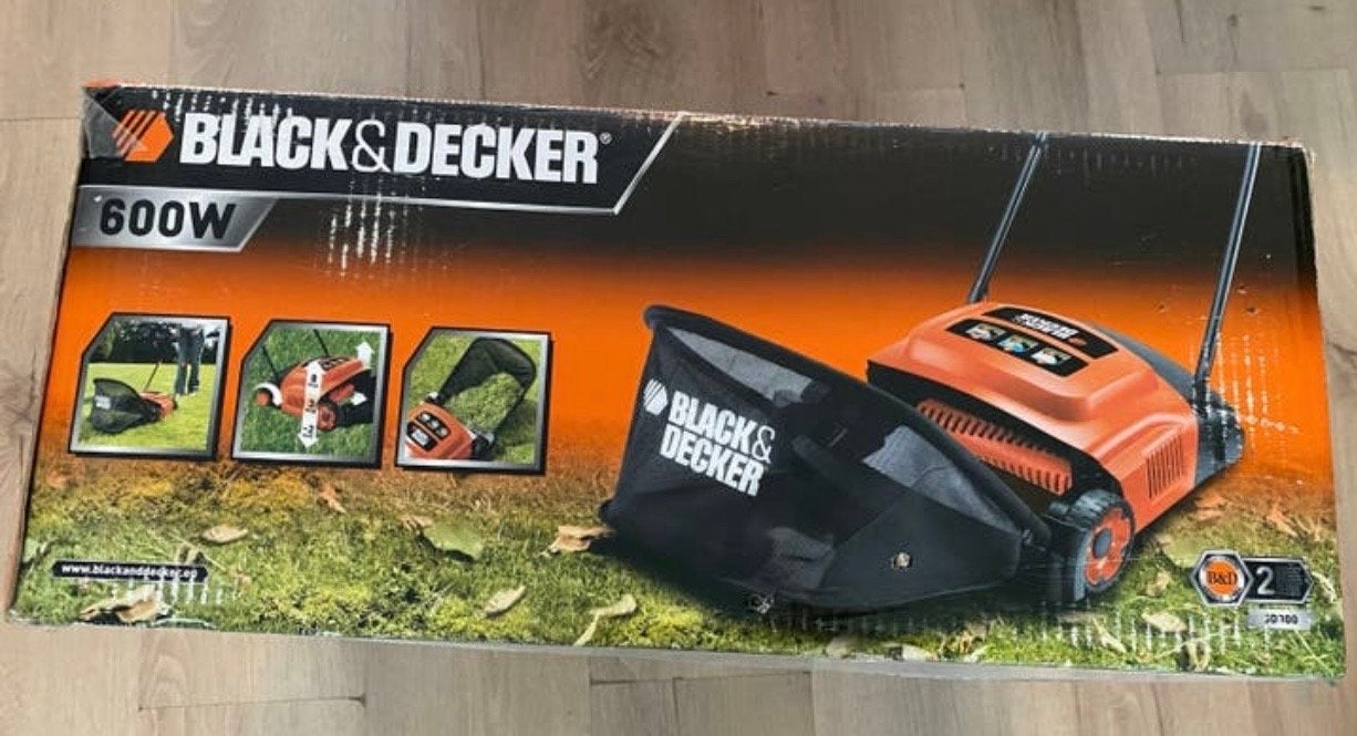 Black & Decker verticuteermachine 600W - Nieuw in doos, Tuin en Terras, Ophalen of Verzenden, Nieuw, Elektrisch