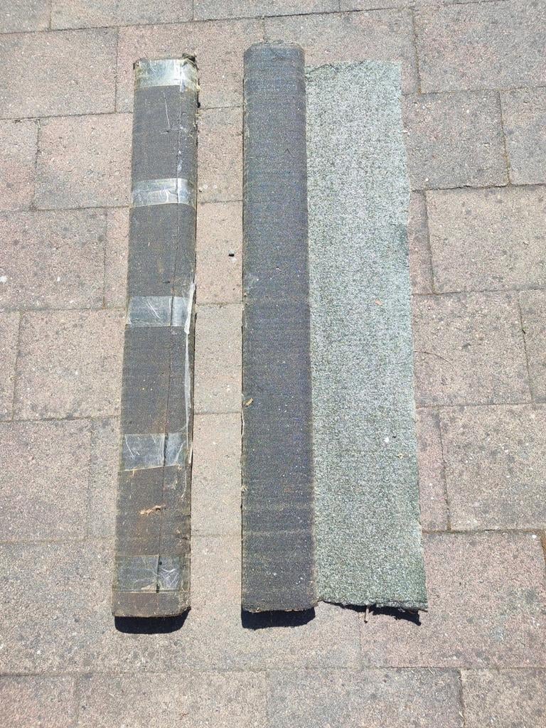 2 rollen dakleer bitumen - gratis, Doe-het-zelf en Verbouw, Dakpannen en Dakbedekking, Ophalen, Overige materialen, Zwart, Nieuw