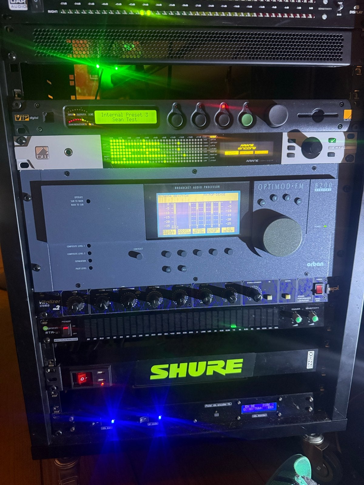 Orban Optimod-FM 8200 Broadcast Audio Processor, Ophalen of Verzenden, Gebruikt, Audio