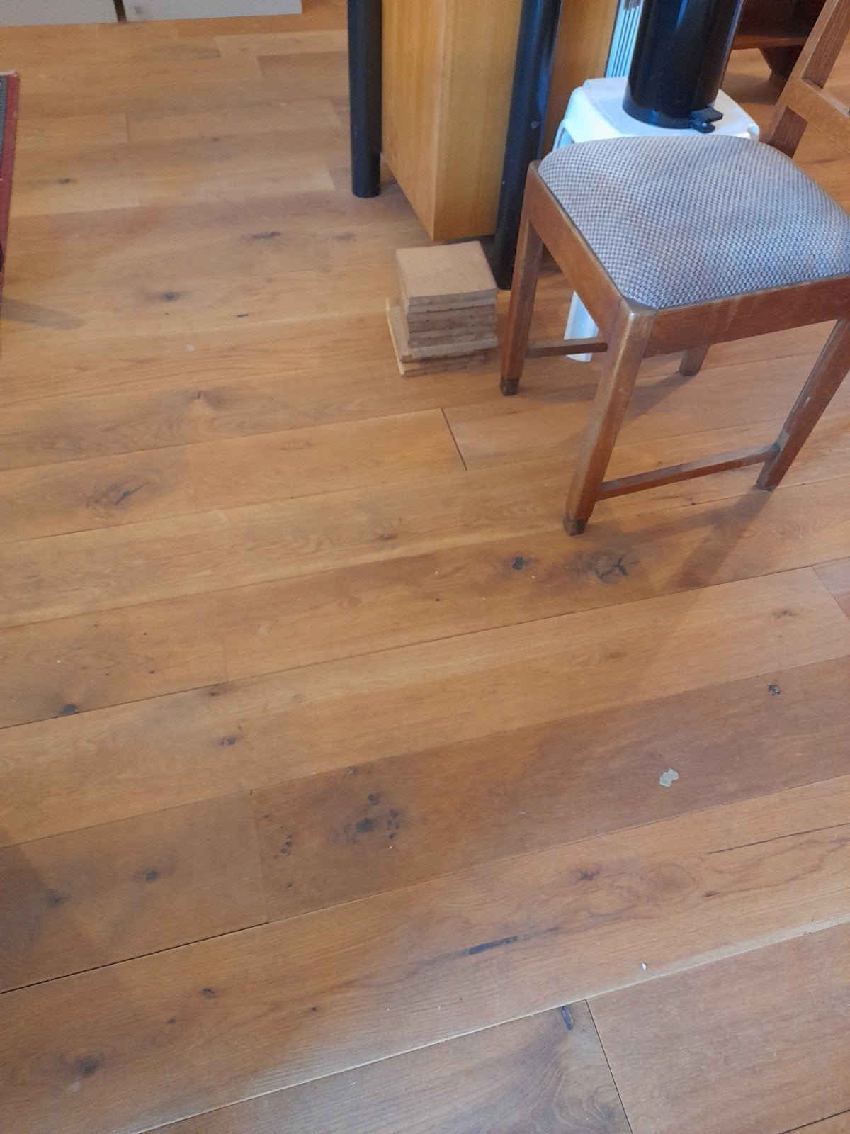 Perfect brede eiken planken (8cm) voor houten vloer., Ophalen, Gebruikt, Vloerdelen of -planken, 10 m² of meer