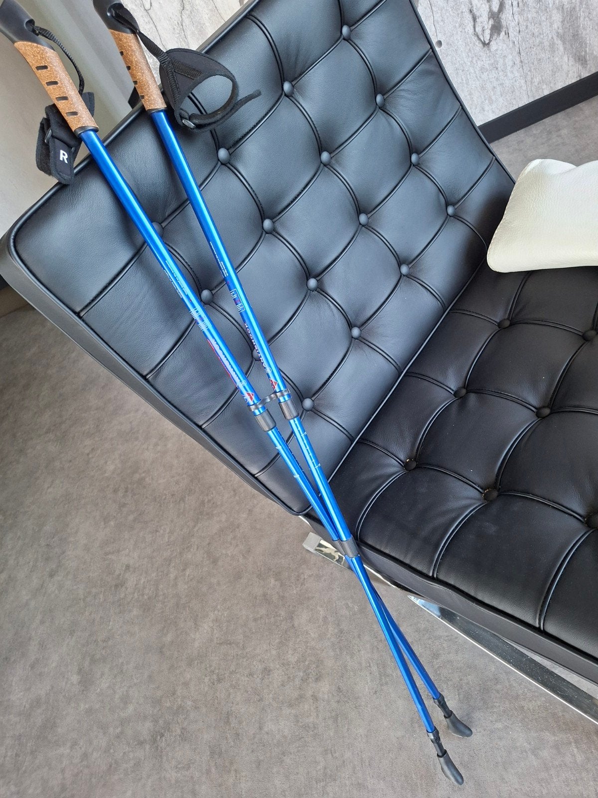 Nordic Walking Stokken met Diverse Voetjes, Ophalen of Verzenden, Gebruikt, Wandelstok