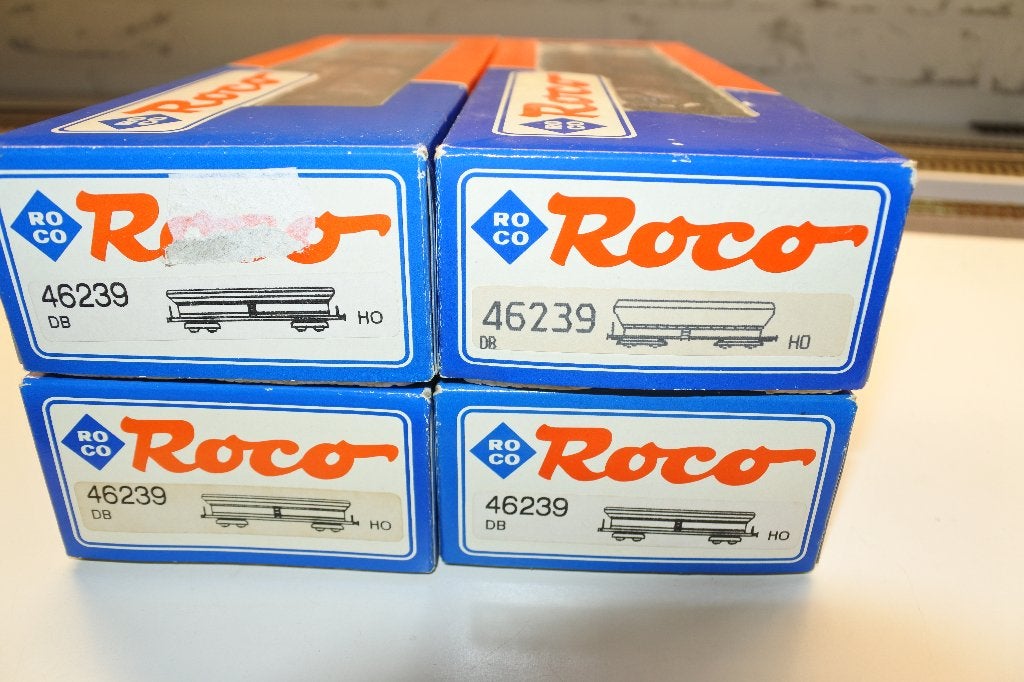 roco  HO no 46239, set van 4 zelflossers met kolen., Gelijkstroom, Ophalen of Verzenden, Roco, Nieuw