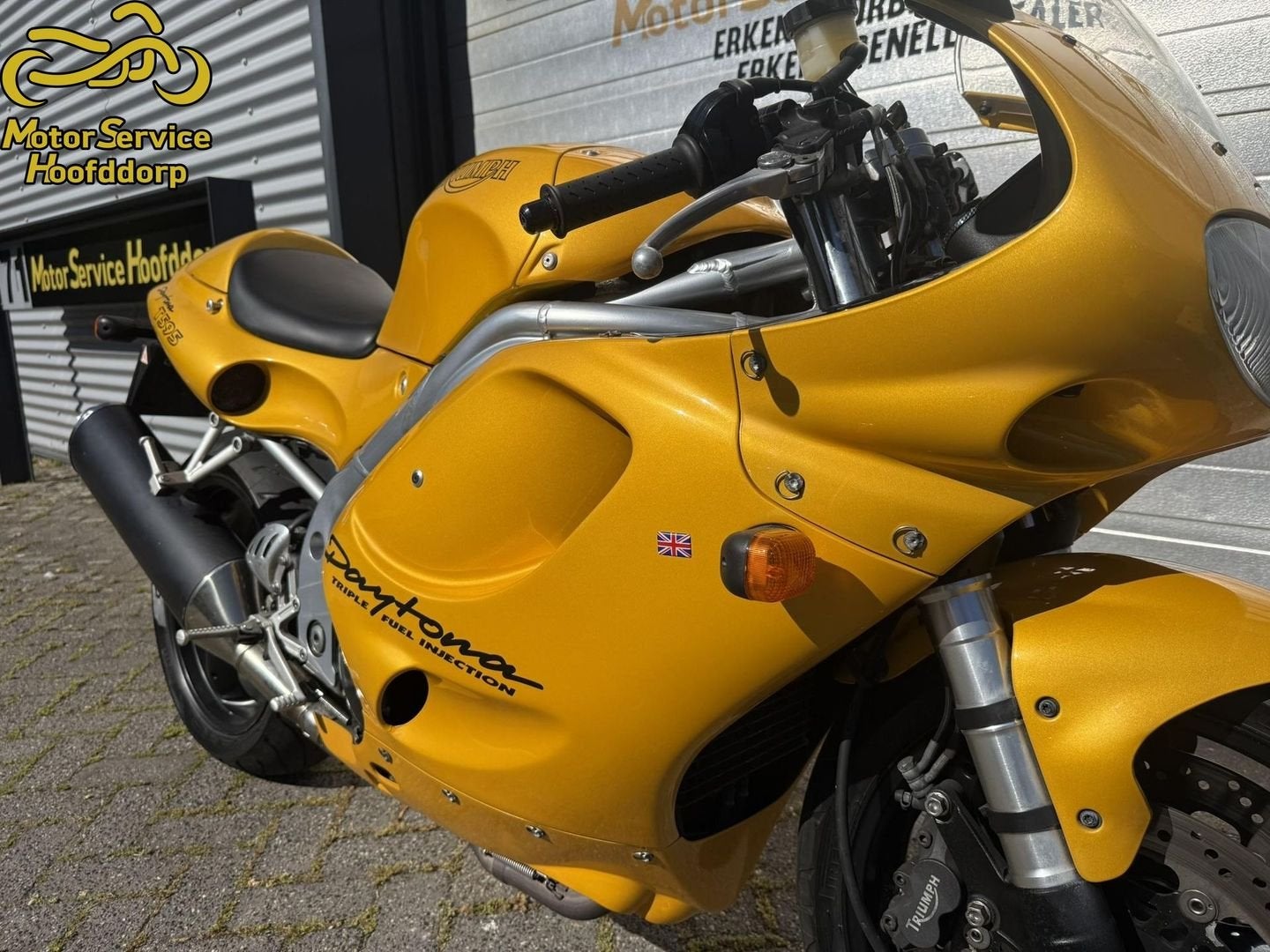 TRIUMPH DAYTONA 955i T 595 (bj 1997), Motoren, Motorrijbewijs A, Bedrijf, Super Sport, Meer dan 35 kW