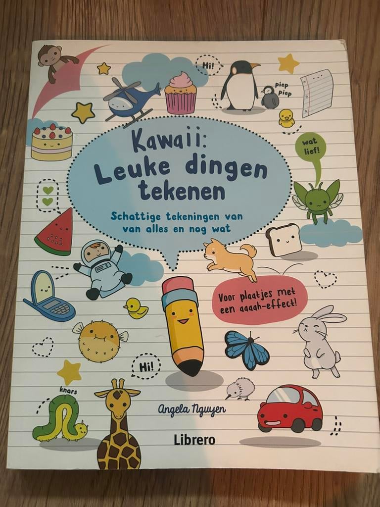 Tekenboek Kawaii, Hobby en Vrije tijd, Ophalen of Verzenden, Zo goed als nieuw