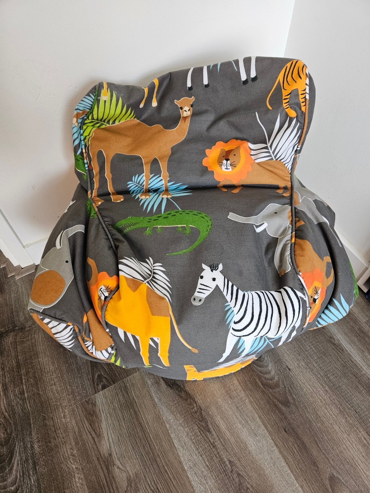 READY STEADY BE Zitzak met dierenprint, Ophalen