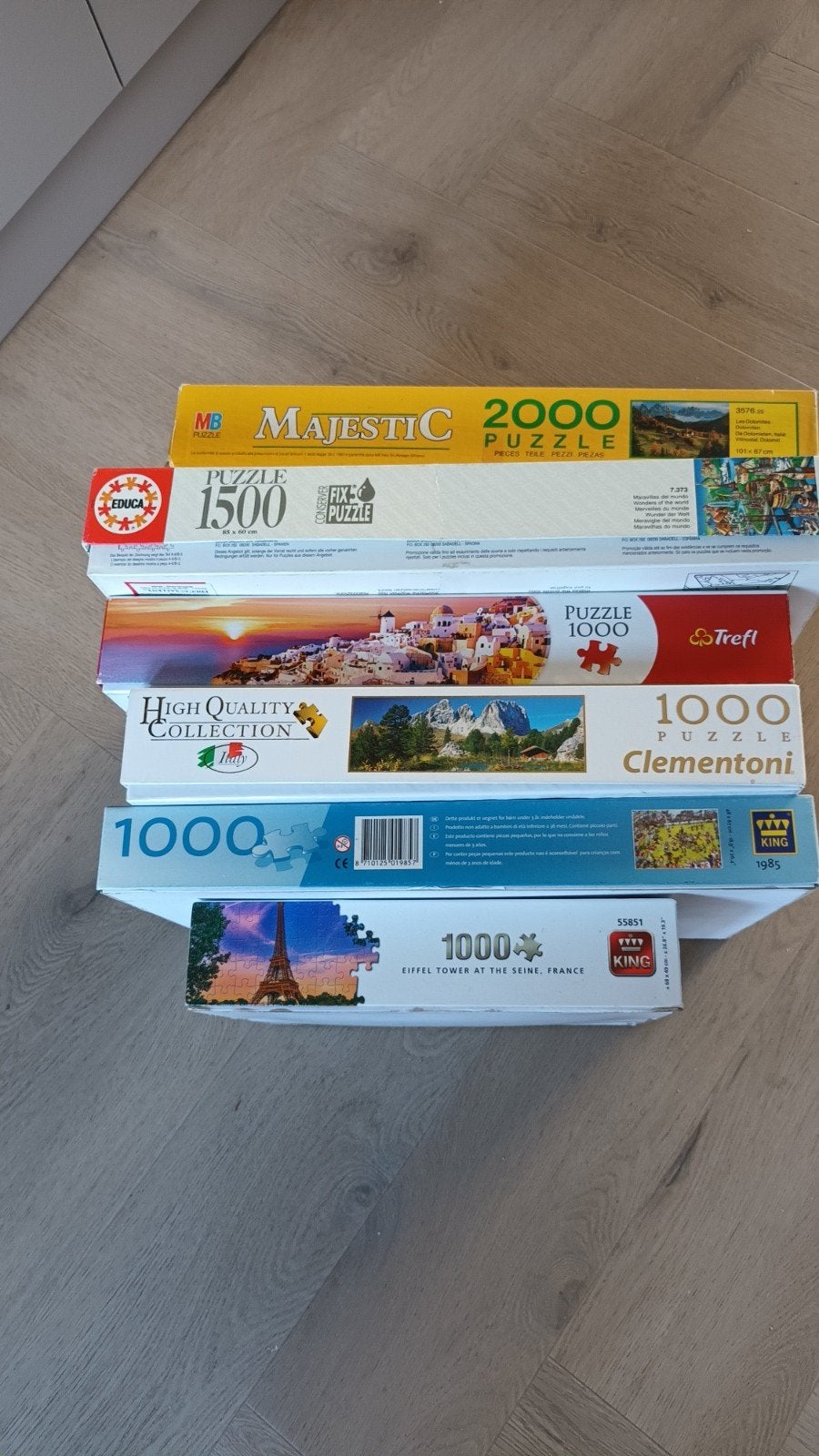 Diverse legpuzzels: 1000, 1500 en 2000 stukjes, Ophalen, Meer dan 1500 stukjes, Gebruikt, Legpuzzel