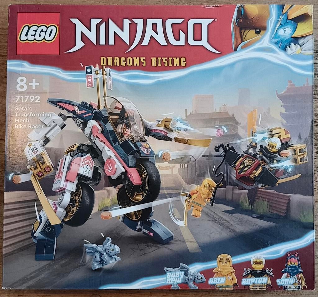 71792 - Sora's Transforming Mech Bike Racer, Ophalen of Verzenden, Zo goed als nieuw, Complete set, Lego